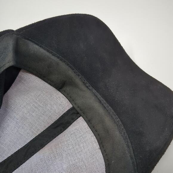 William B Slideback Baseball Cap Black One Size Adjustable Outdoor Blank Poly - Picture 8 of 9